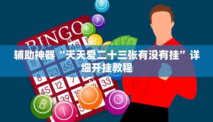 辅助神器“天天爱二十三张有没有挂”详细开挂教程