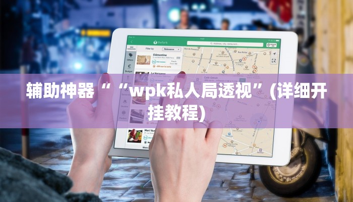 辅助神器““wpk私人局透视”(详细开挂教程)