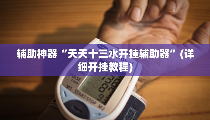 辅助神器“天天十三水开挂辅助器”(详细开挂教程)