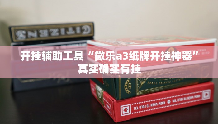 开挂辅助工具“微乐a3纸牌开挂神器”其实确实有挂