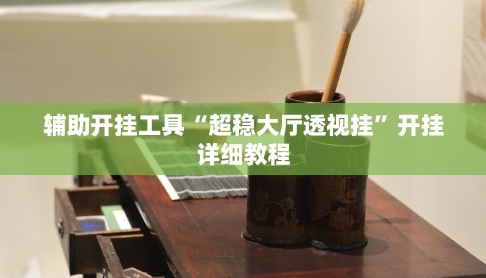 辅助开挂工具“超稳大厅透视挂”开挂详细教程