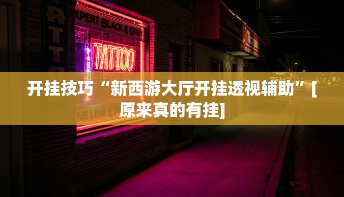 开挂技巧“新西游大厅开挂透视辅助”[原来真的有挂]