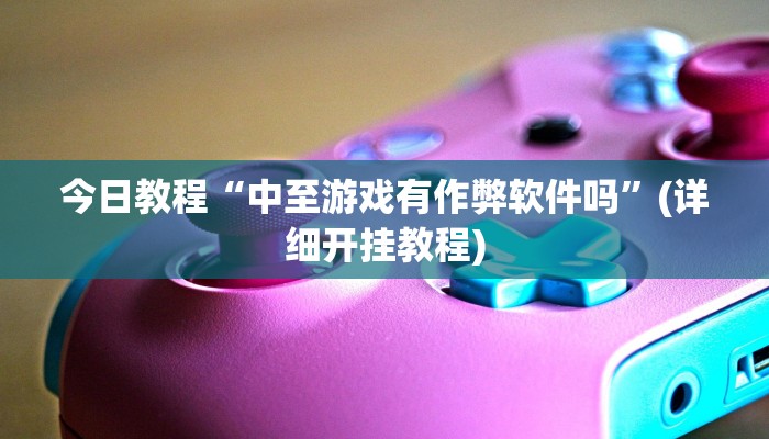 今日教程“中至游戏有作弊软件吗”(详细开挂教程)