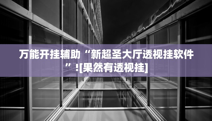 万能开挂辅助“新超圣大厅透视挂软件”![果然有透视挂]