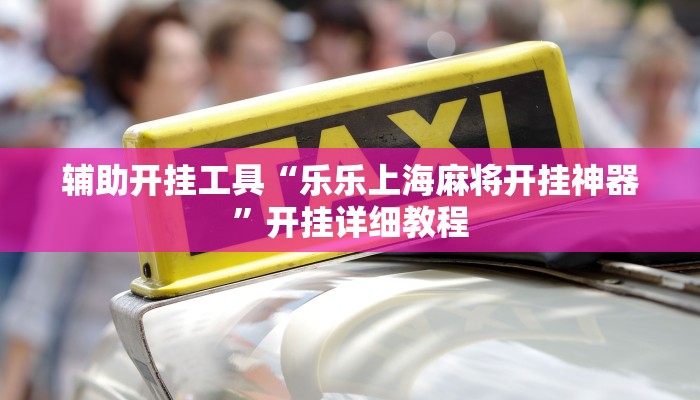 辅助开挂工具“乐乐上海麻将开挂神器”开挂详细教程