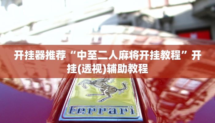 辅助神器“皮皮云南麻将怎么开挂”其实确实有挂