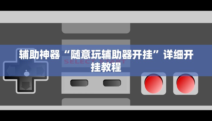 辅助神器“随意玩辅助器开挂”详细开挂教程