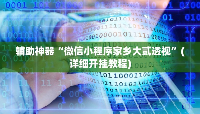 辅助神器“微信小程序家乡大贰透视”(详细开挂教程)