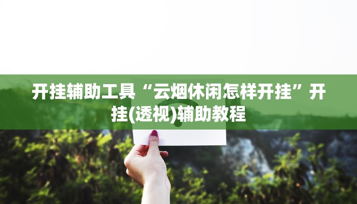 开挂辅助工具“云烟休闲怎样开挂”开挂(透视)辅助教程