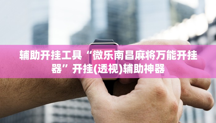 辅助开挂工具“微乐南昌麻将万能开挂器”开挂(透视)辅助神器