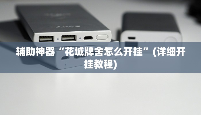 辅助神器“花城牌舍怎么开挂”(详细开挂教程)