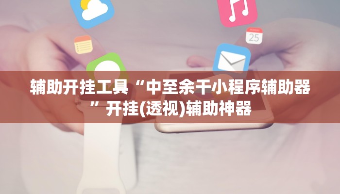 辅助开挂工具“中至余干小程序辅助器”开挂(透视)辅助神器