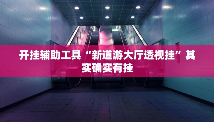 开挂辅助工具“新道游大厅透视挂”其实确实有挂