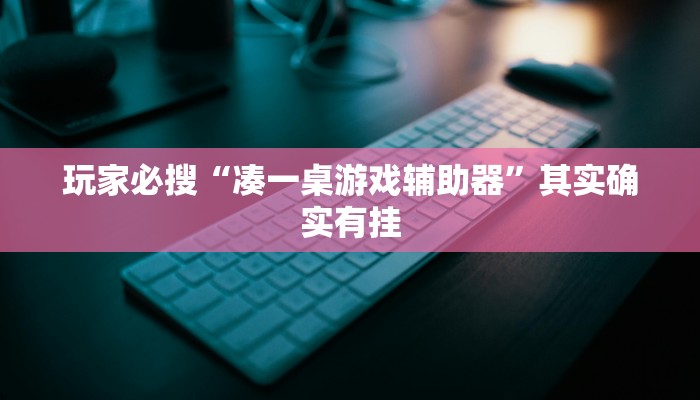 玩家必搜“凑一桌游戏辅助器”其实确实有挂