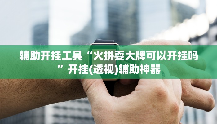 辅助开挂工具“火拼耍大牌可以开挂吗”开挂(透视)辅助神器