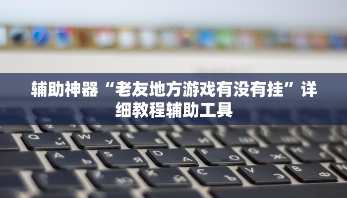 辅助神器“老友地方游戏有没有挂”详细教程辅助工具