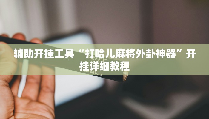 辅助开挂工具“打哈儿麻将外卦神器”开挂详细教程