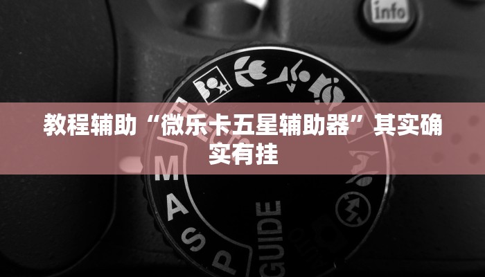 教程辅助“微乐卡五星辅助器”其实确实有挂