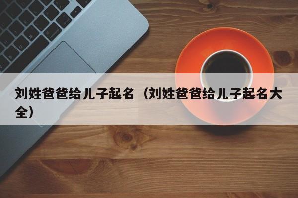 刘姓爸爸给儿子起名（刘姓爸爸给儿子起名大全）